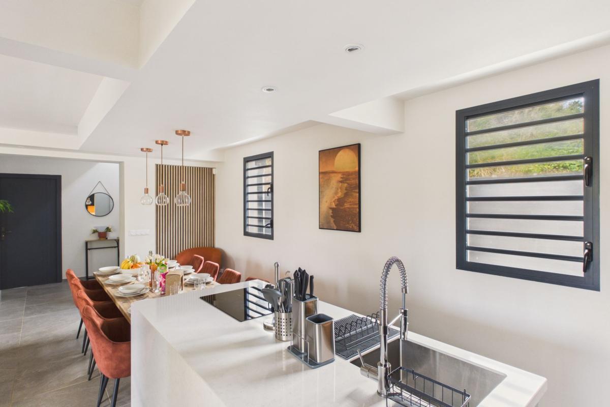 Location trois ilets 8 personnes martinique - cuisine 2